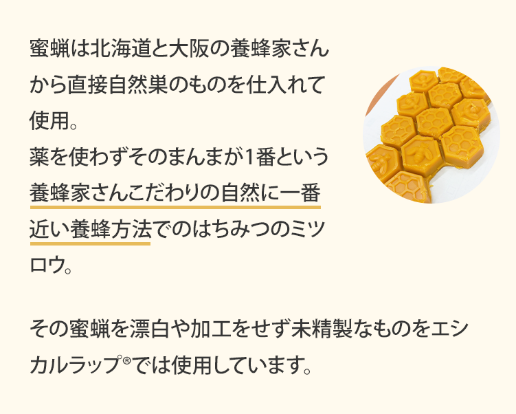 養蜂家さんこだわりの自然に一番近い養蜂方法